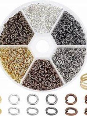 NEW! Panda Hall Wheel of Jump Rings - 4mm 21-Gauge, 3300pcs in 6 Colors w/Case